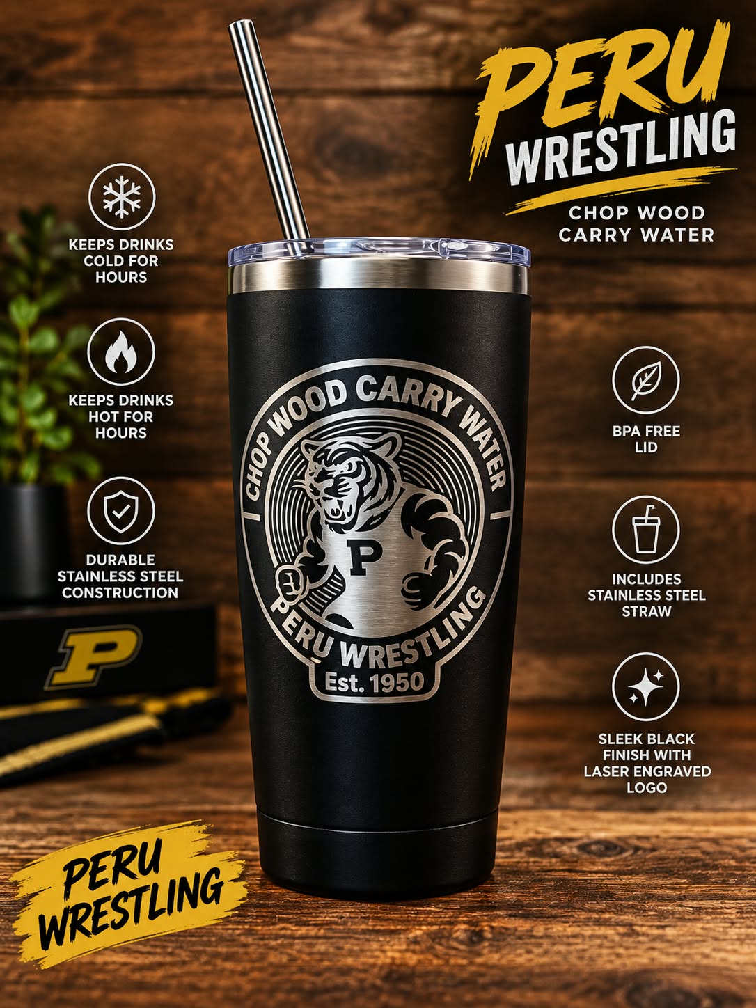 Peru Wrestling Club Tumbler