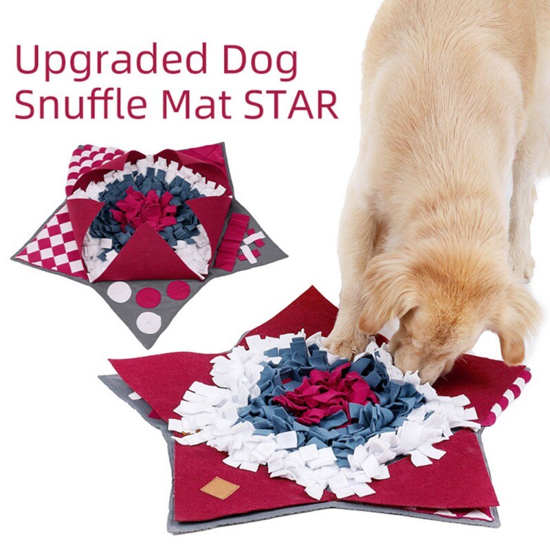 Pet Dog Sniffing Mat Pets Funny Play Toys Find Food Training Blanket Dogs Feeding Pad Nosework Puzzle For Relieve Stress